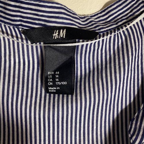 Short-sleeve striped blue white t-shirt H&M