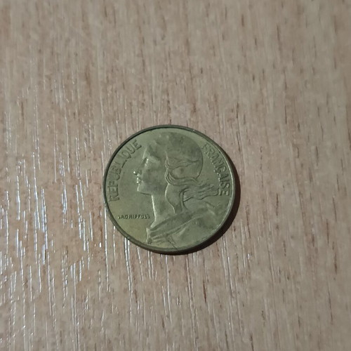 20 Centimes French coin 1978 used, Marianne design