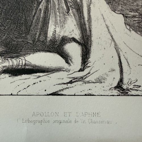 Engraving used, old authentic, 19 x 28 cm