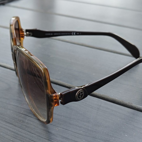 Giorgio Armani sunglasses like new, brown and purple