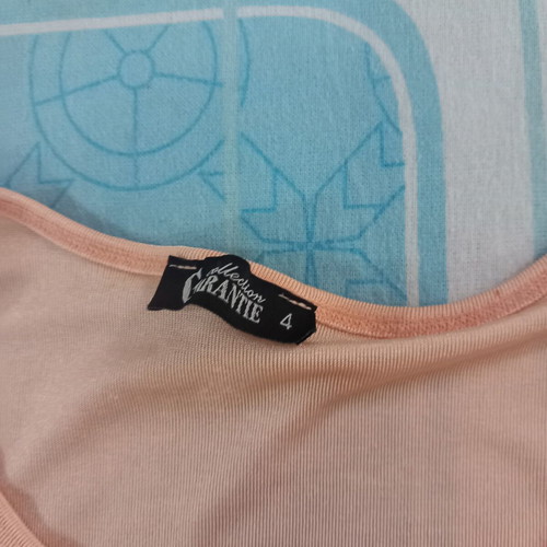 Garantie women's blouse XL like new, orange, mercerized
