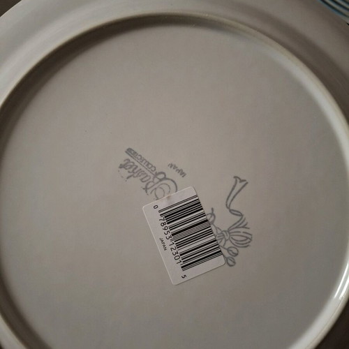 Stoneware Country Basket Collection Japan plates, like new, set of 10