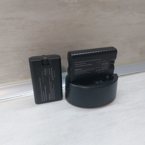 Premium kit double charger and 2 batteries V4 for Ring Video Doorbell