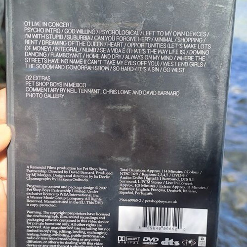 Pet Shop Boys Cubism DVD used, authentic collectible