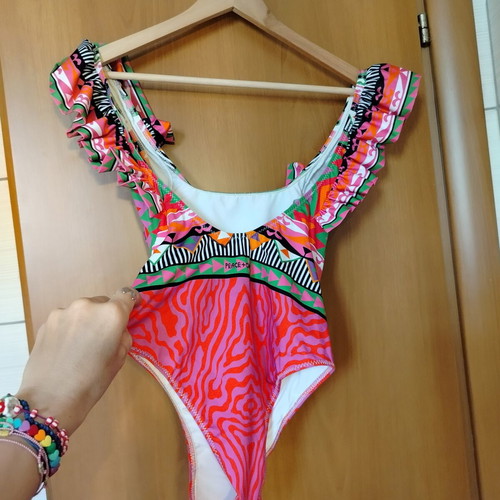 Peace And Chaos colorful women's swimsuit