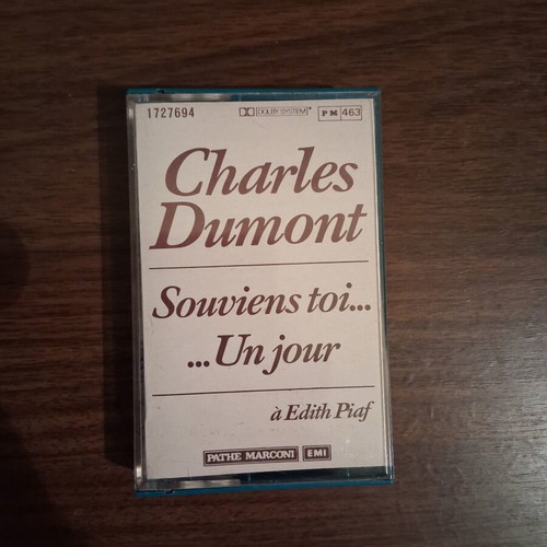 Charles Dumont Souviens Toi Un Jour cassette tape used