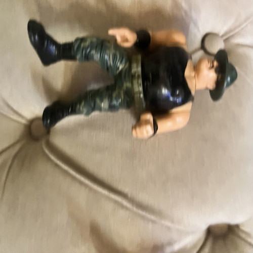 WWF Hasbro Sgt. Slaughter figure used, collectible condition