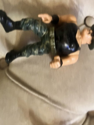 WWF Hasbro Sgt. Slaughter figure used, collectible condition