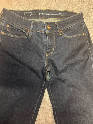 Τζιν Levi’s Demi Curve W27 skinny μεταχειρισμένο, σκούρο μπλε