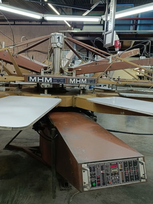 MHM Screen Printing Machine used for textile production