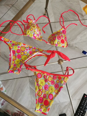 Yamamay colorful bikini set like new, size S