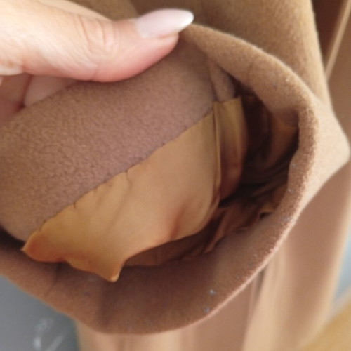 Makis Tselios Fashion Arte Maxima L/XL coat camel like new