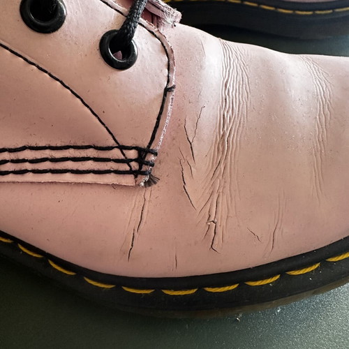 Dr. Martens boots size 38 pink patent leather used