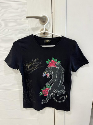 Christian Audigier Black Panther Womens T-shirt like new, size S-M