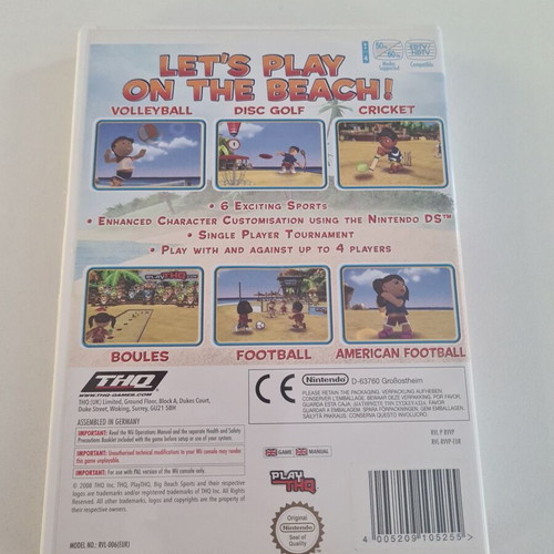 Wii Big Beach Sports used game