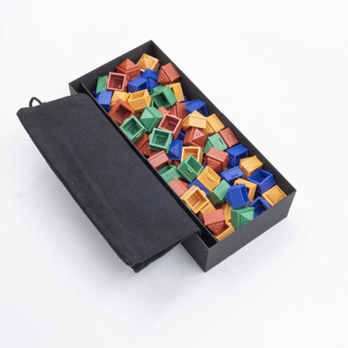 Cities Board Game Organizer New 3D Printed Insert for Sleeved Cards
