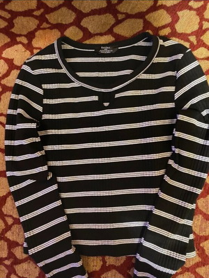 Bershka set used, size L, black and blue
