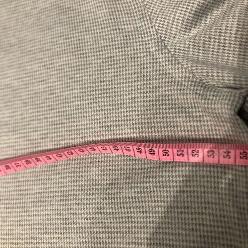 Xacus tailor fit men's jersey cotton shirt gray white like new