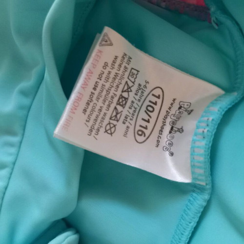 Sun protection shirt for girl 110 cm, like new, UPF 50+