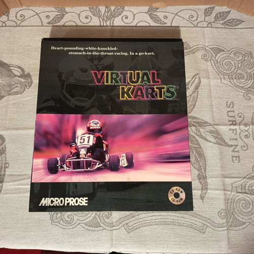 Virtual Karts PC CD-ROM game like new, big box