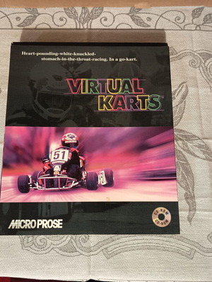 Virtual Karts PC CD-ROM game like new, big box