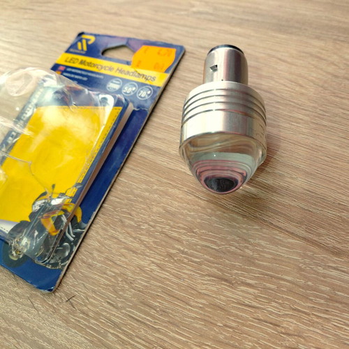 Led bulb for Papaki 12V with thick socket, new, white and red colors