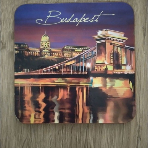 Budapest souvenir coaster like new