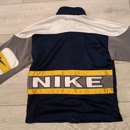 Nike Retro Sports Jacket used, 90s heritage style, XS, multicolor gray