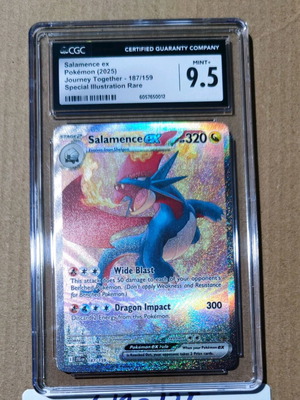 Salamence Pokemon card like new CGC 9.5 mint+