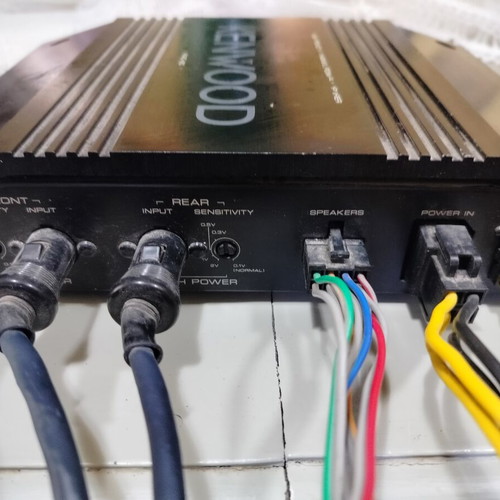 Kenwood KAC-8070 4-Channel Car Amplifier, Made in Japan
