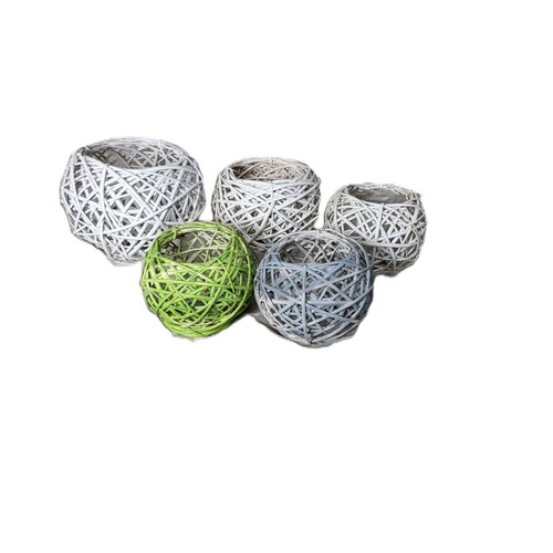 Decorative baskets used, set of 3 for wedding and baptism