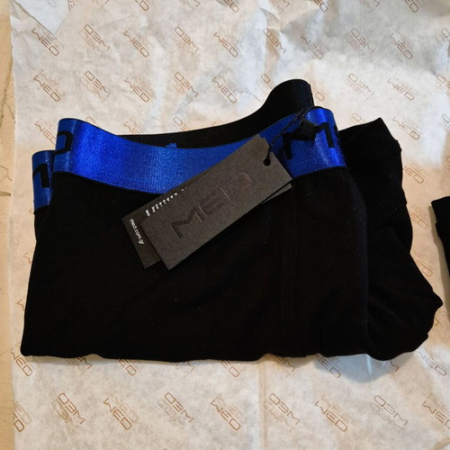 Med men's boxer set new, size M, black and royal blue