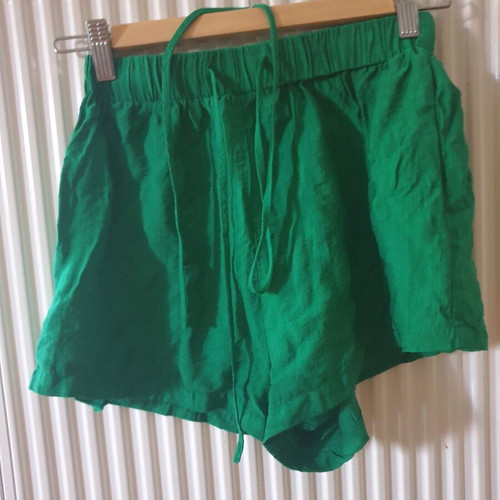 Shein shirt and shorts set new, green, size S