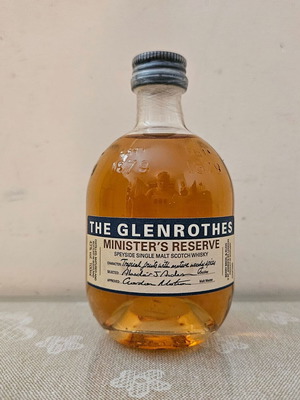 Glenrothes Minister's Reserve Whisky miniature new, 100ml