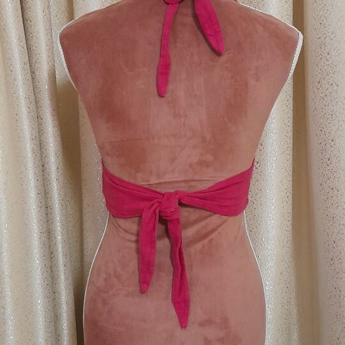 Bershka top new, fuchsia, size XS
