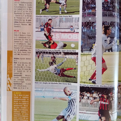 Guerin Sportivo Magazine like new, issue 24-30/4/2007 with Inter 2006-2007 poster