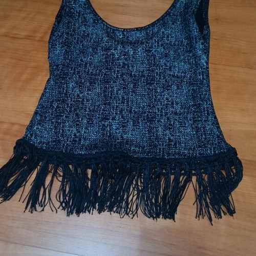 Blouse silver like new, size S
