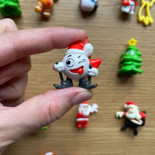Kinder Surprise Christmas edition figures used, pack of 26