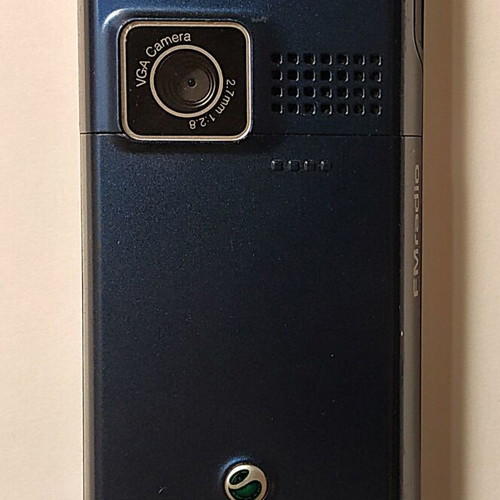 Sony Ericsson K220i used blue, ideal for collectors, non-functional