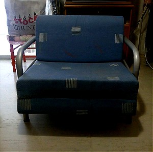 Πολυθρόνα κρεβάτι μεταλλική