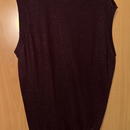Men's Sleeveless Cardigan Unique red used size 3XL