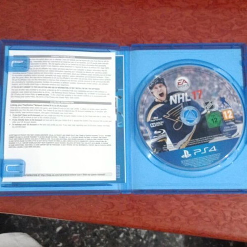 NHL17 with Rugby 2015 used for PlayStation 4 in excellent condition