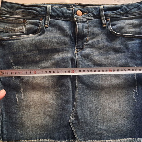 Collin's denim short skirt, size 38, blue