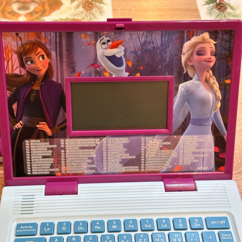 Frozen II bilingual laptop like new, 2 pieces