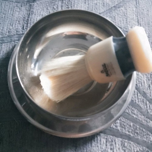 Vintage shaving set like new, inox