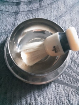 Σετ ξυρίσματος vintage σαν καινούργιο, inox