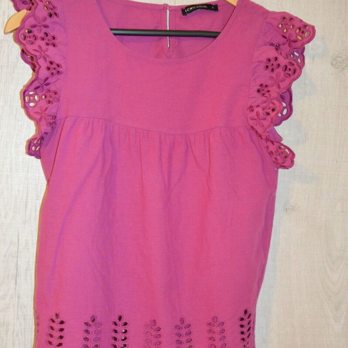 Women's sleeveless blouse LC Waikiki like new, pink, size S