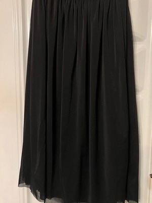 24 Colours midi skirt with black layers used, size 36-38
