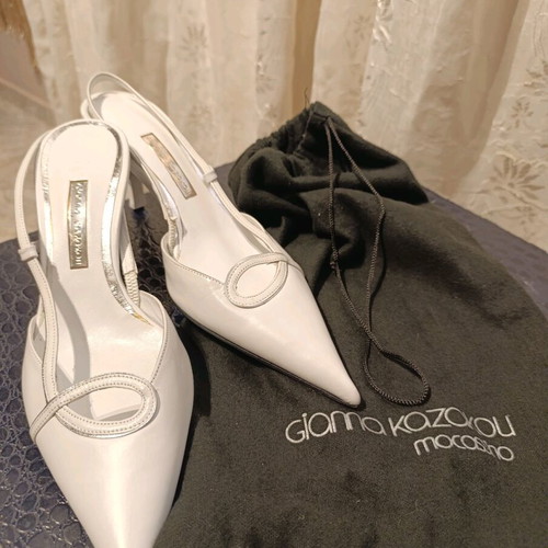 Gianna Kazakou bridal shoes new, size 38, white