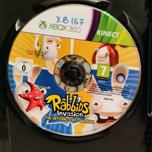 Rabbids Invasion The Interactive TV Show Xbox 360 used